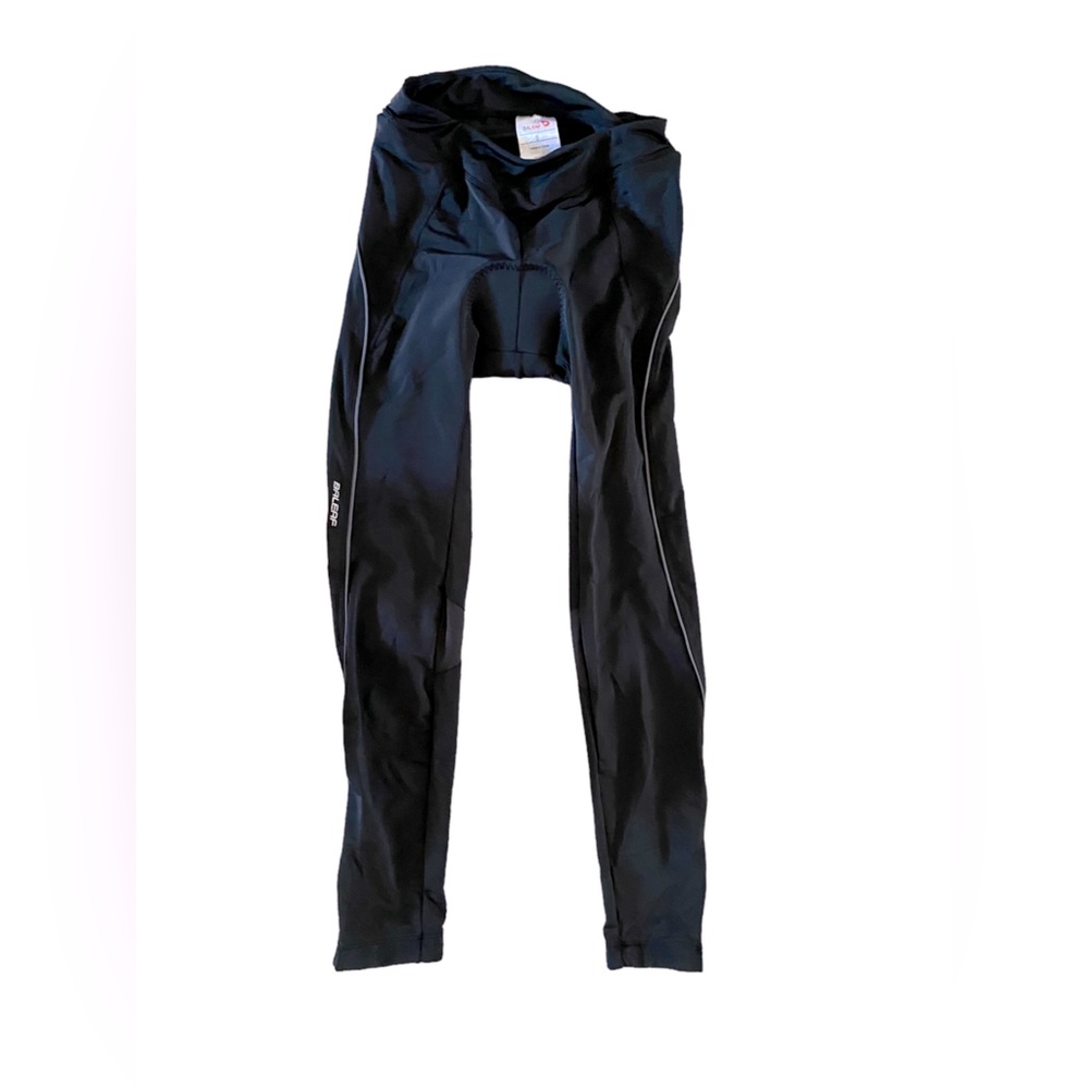 BALEAF biking sports black athletic padded pants reflective material Sz: SM NWT